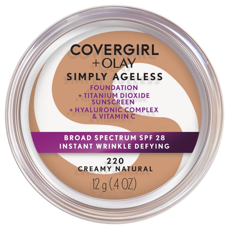 Covergirl + Olay Simply Ageless Wrinkle Defy Foundation Creamy Natural 220
