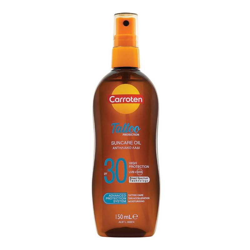 Carroten 30+ Tattoo Protection Suncare Oil 150ml