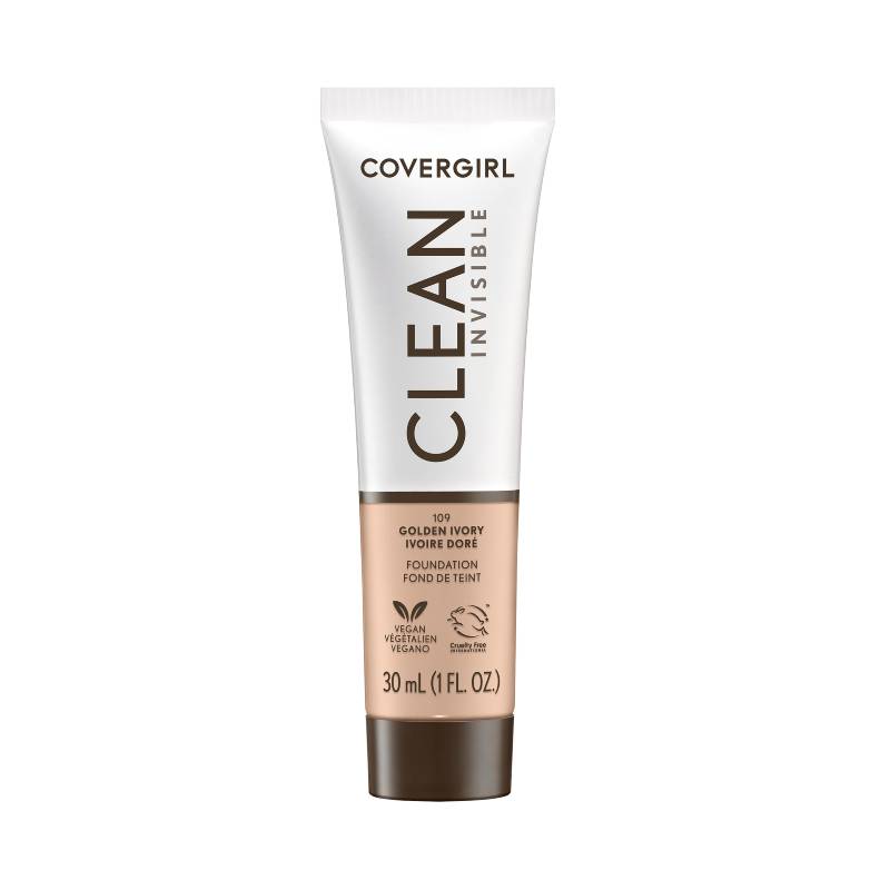 Covergirl Clean Invisible Foundation #109 Golden Ivory