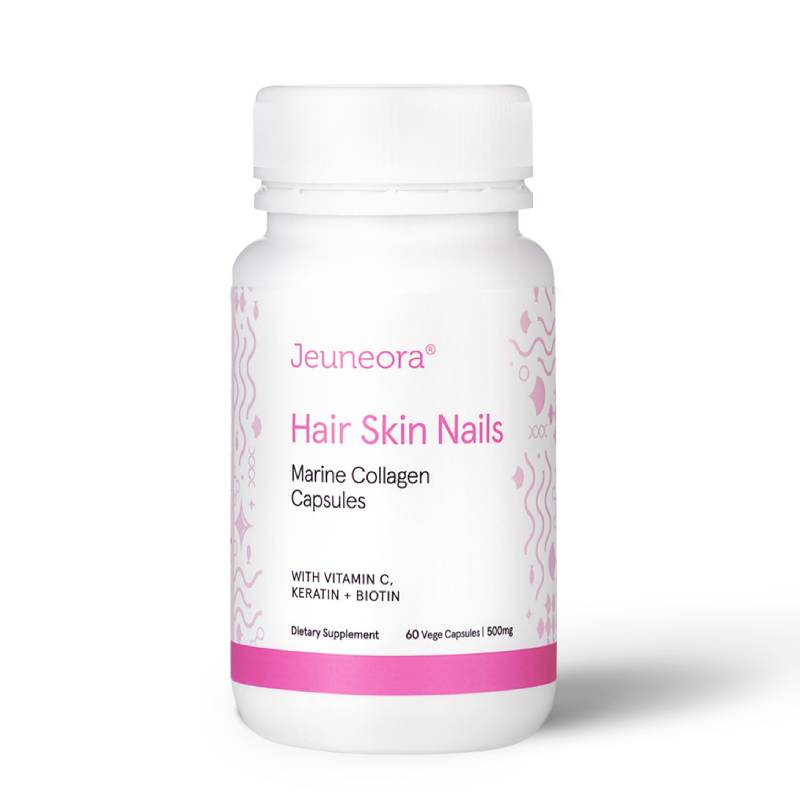 Jeuneora Hair Skin & Nails Marine Collagen 60 Capsules
